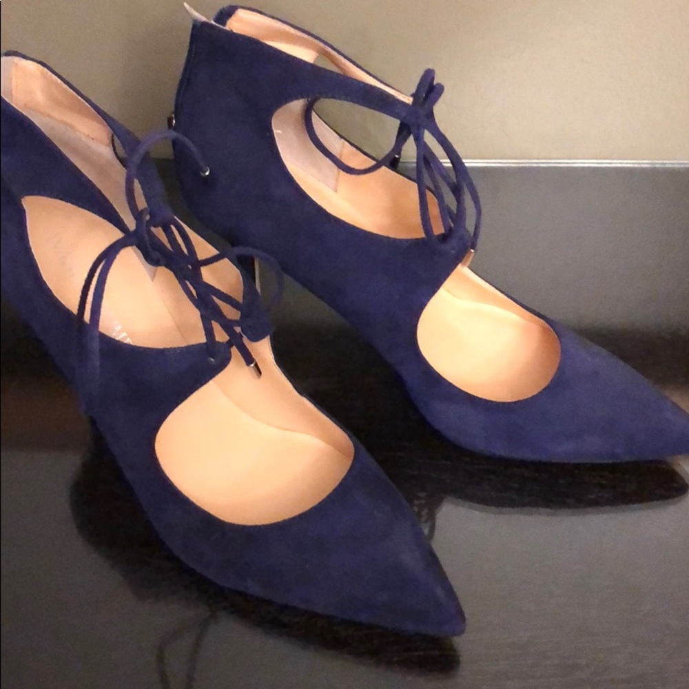 Ivanka Trump purple laced heel size 10 women’s.